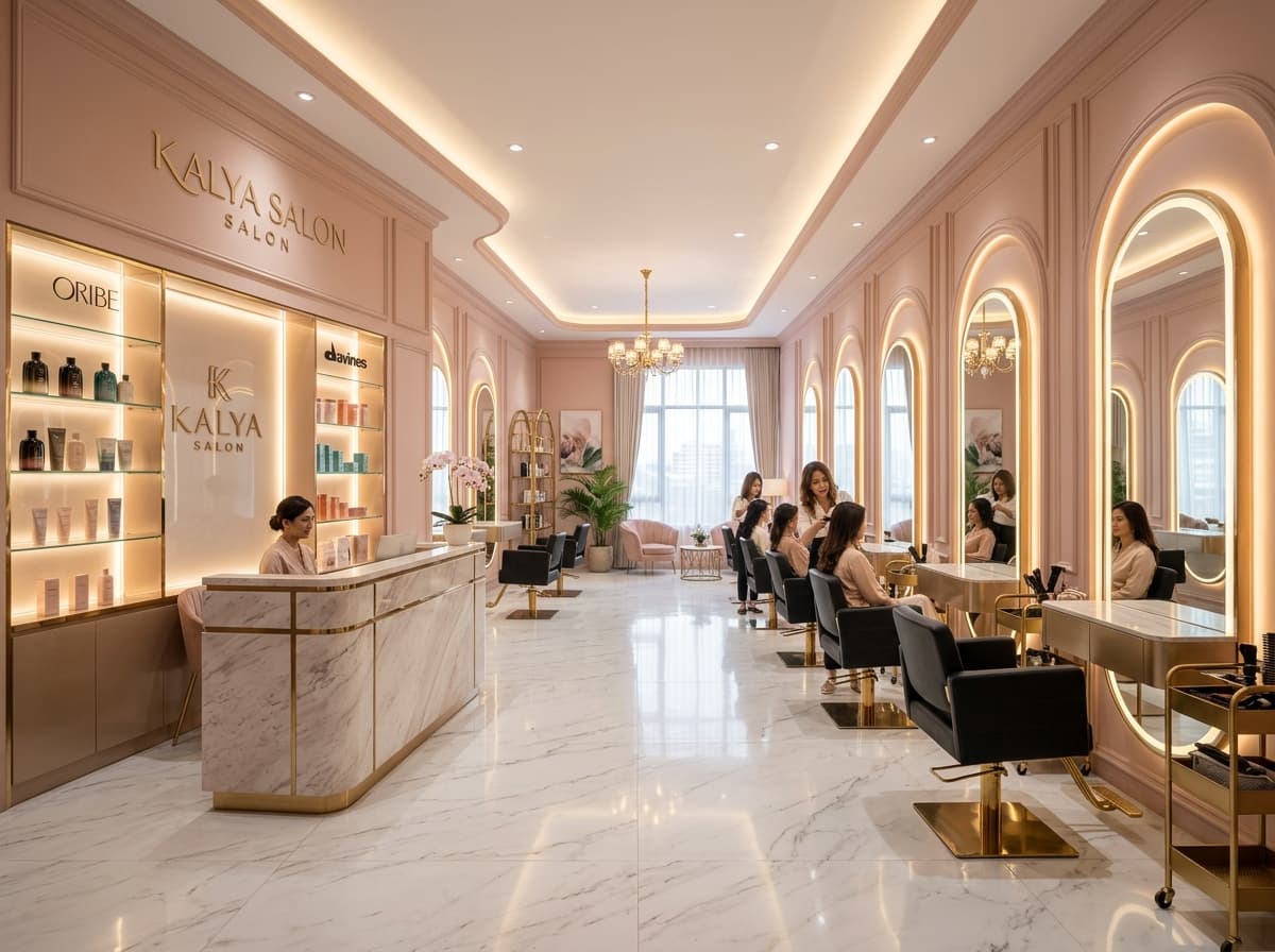 Kalya Salon Interior Ambiance
